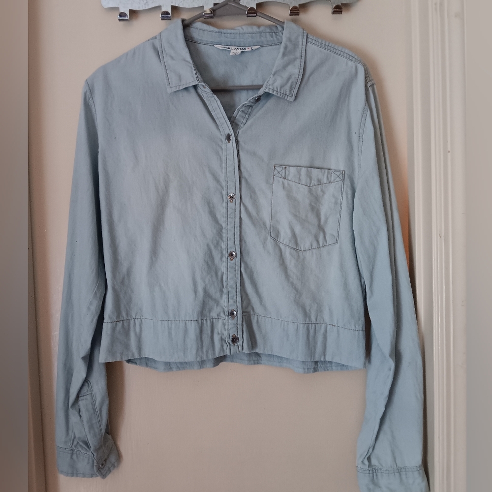 Ladies Waist Length Long Sleeve Top Size L